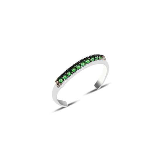 Wholesale Colored CZ Adjustable Size Ring