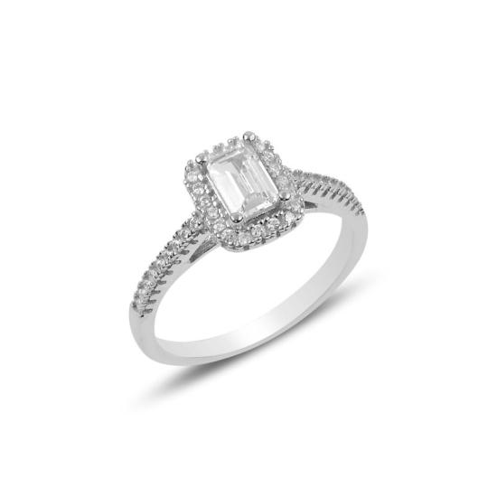 Wholesale Baguette CZ Solitaire Ring