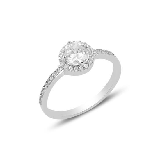 Wholesale CZ Single Row Half Eternity & Solitaire Ring