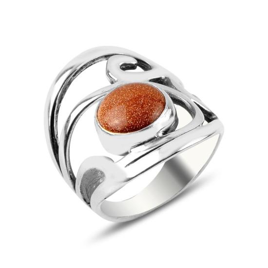 Wholesale Goldstone Handmade Ring