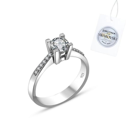 Wholesale Swarovski Zirconia Half Eternity & Solitaire Ring