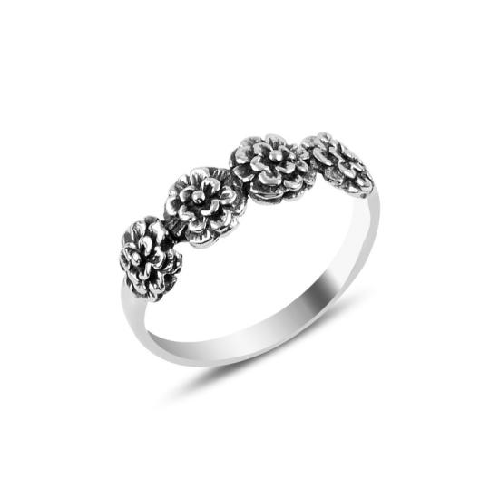 Wholesale Four Flower Stoneless Ring