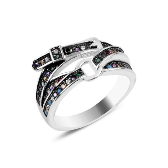 Wholesale Belt Multi Color CZ Ring