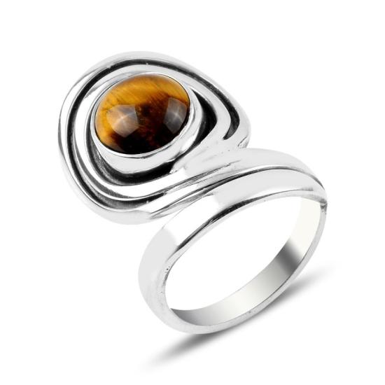 Wholesale Tiger’s Eye Handmade Ring