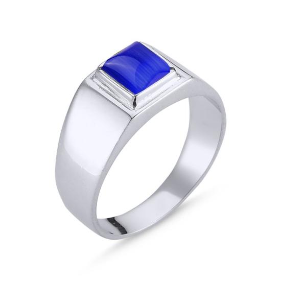 Wholesale Navy Blue Cat’s Eye Ring