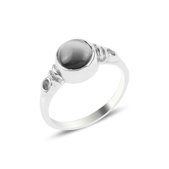 Wholesale Black Cat’s Eye Solitaire Ring