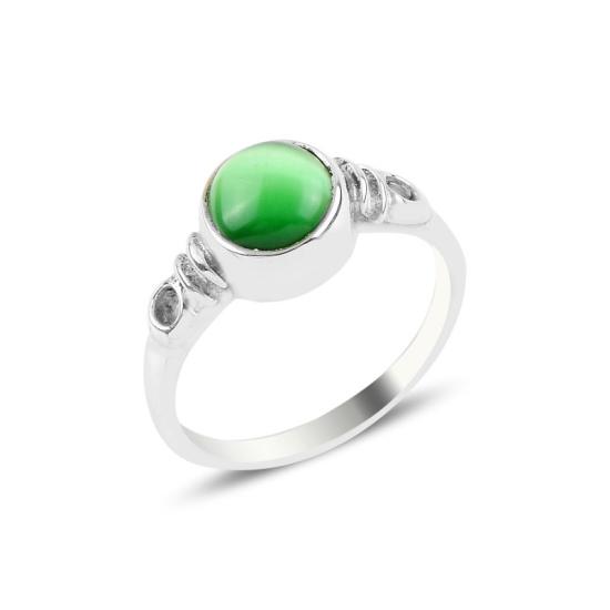 Wholesale Green Cat’s Eye Solitaire Ring