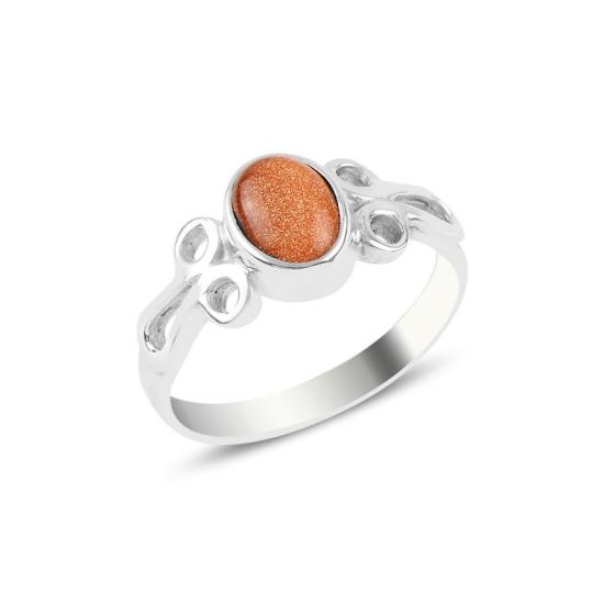 Wholesale Goldstone Solitaire Ring