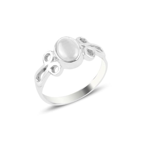 Wholesale White Cat’s Eye Solitaire Ring