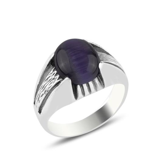 Wholesale Purple Cat’s Eye Ring