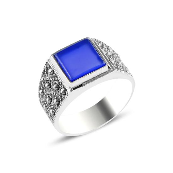 Wholesale Blue Agate Ring