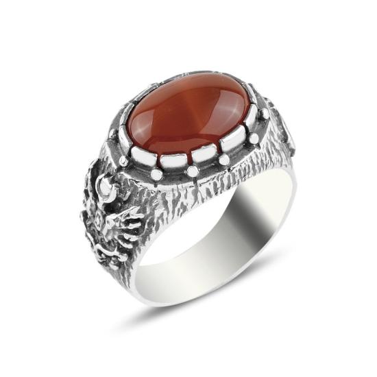 Worldwide Coat Of Arms Of The Ottoman Empire & Ottoman’s Signature Red Agate Ring