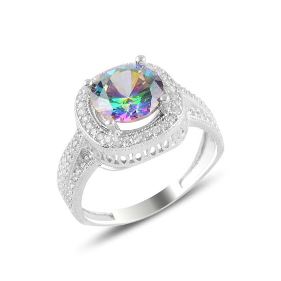 Wholesale Mystic Topaz CZ Ring