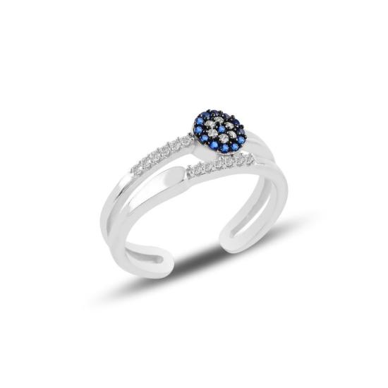 Wholesale Evil Eye CZ Adjustable Size Ring