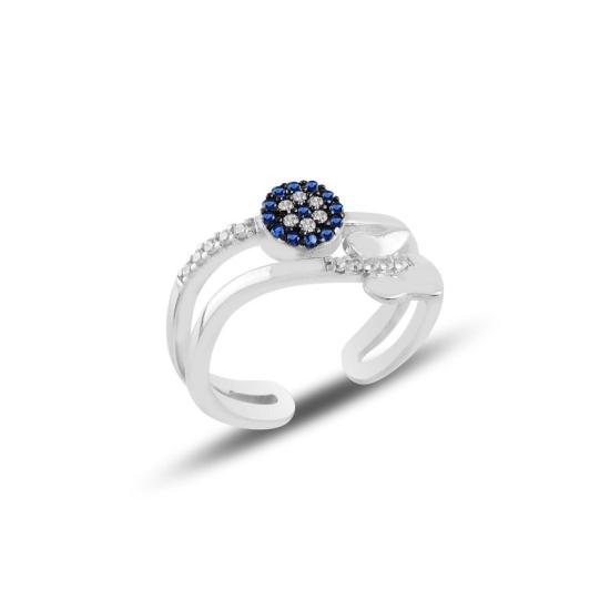 Wholesale Evil Eye & Butterfly CZ Adjustable Size Ring