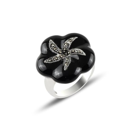 Wholesale Enamel & Marcasite Ring