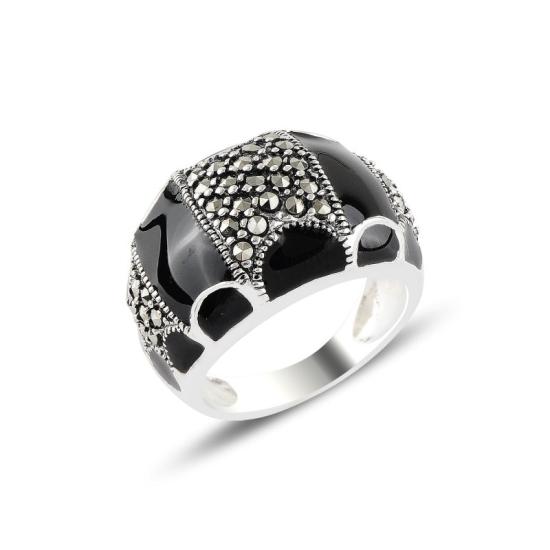 Wholesale Enamel & Marcasite Ring