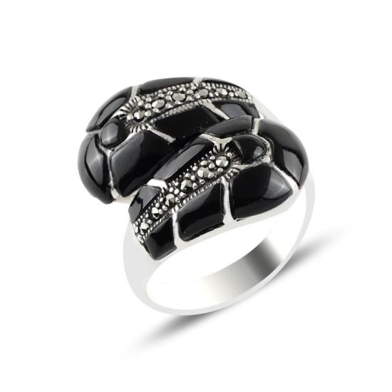 Wholesale Enamel & Marcasite Ring