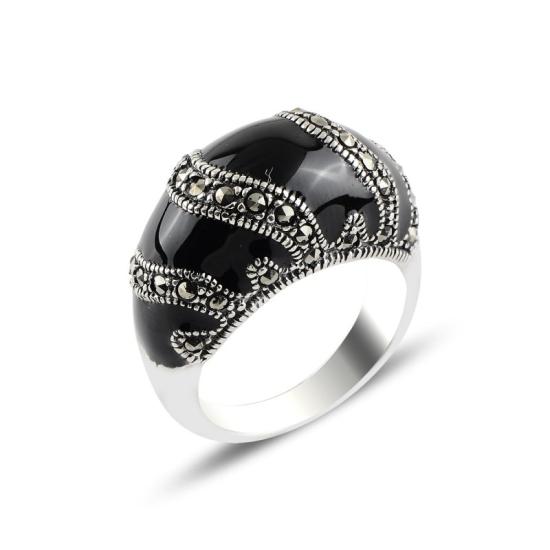 Wholesale Enamel & Marcasite Ring