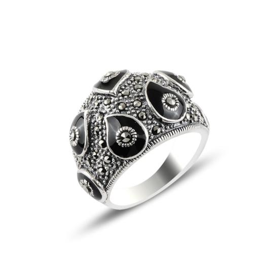 Wholesale Enamel & Marcasite Ring