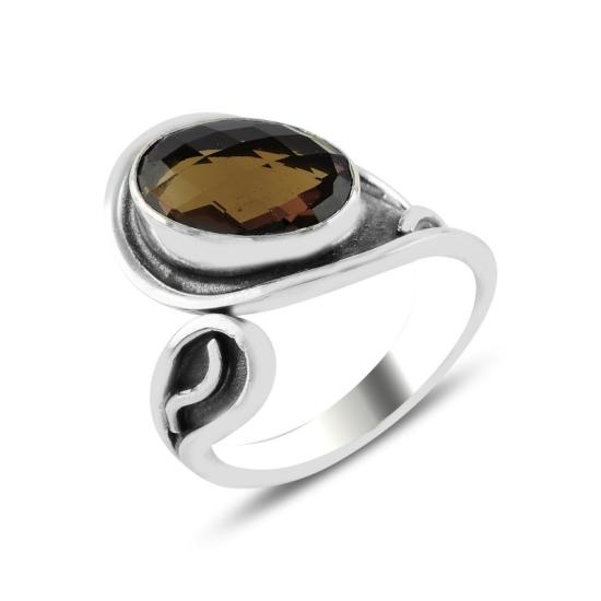 Wholesale Citrine CZ Adjustable Size Ring