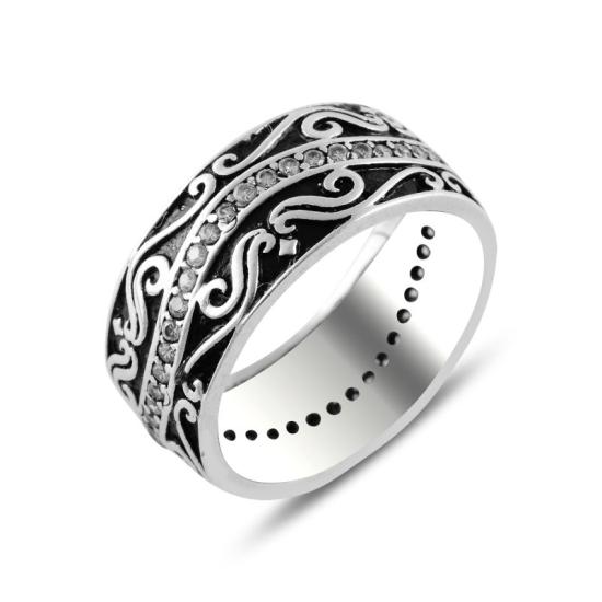 Toptan CZ Band Ring