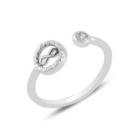 Wholesale Infinity CZ Adjustable Size Ring