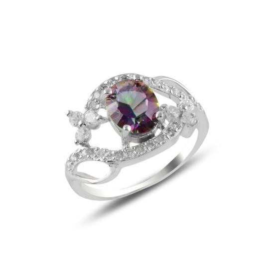 Wholesale Mystic Topaz CZ Ring