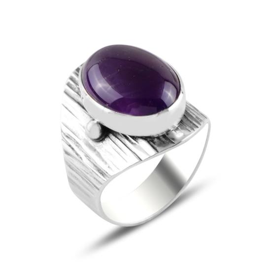 Wholesale Amethyst Handmade Ring