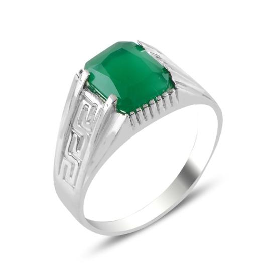 Wholesale Emerald CZ Men’s Ring