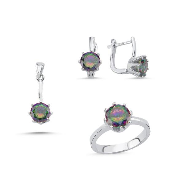 Wholesale Mystic Topaz CZ Solitaire Set