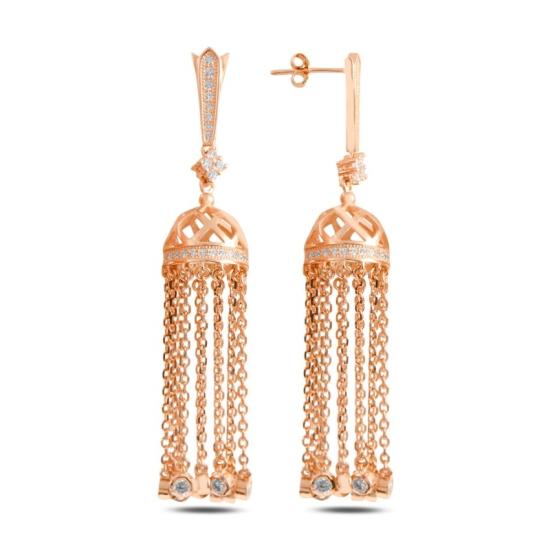 Wholesale CZ Tassel Earrings