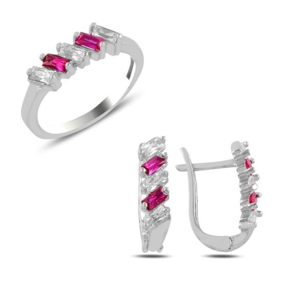 Wolesale Ruby CZ Set