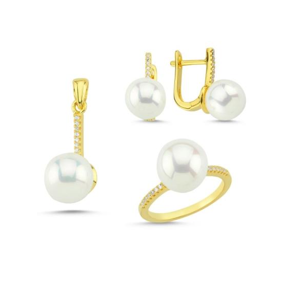 Wolesale Pearl & CZ Set