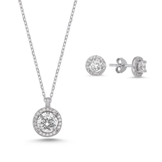 Wolesale Halo Solitaire CZ Set