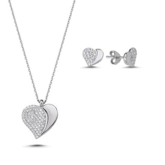 Wolesale Heart CZ Set