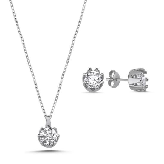 Wolesale Solitaire 6mm CZ Set