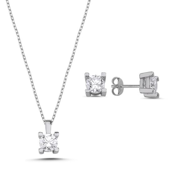 Wolesale Solitaire 6mm CZ Set