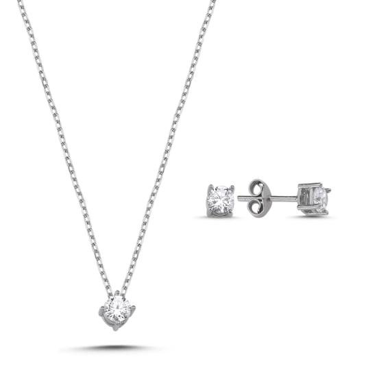 Wolesale Solitaire 4mm CZ Set