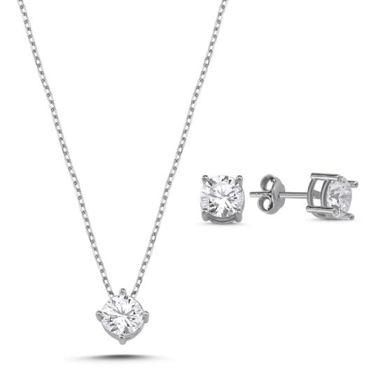 Wolesale Solitaire 6mm CZ Set