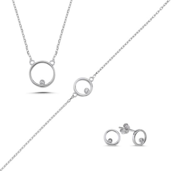 Wolesale Circle CZ Set