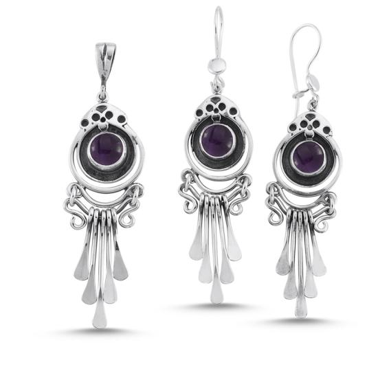 Wolesale Amethyst Stone Handmade Set