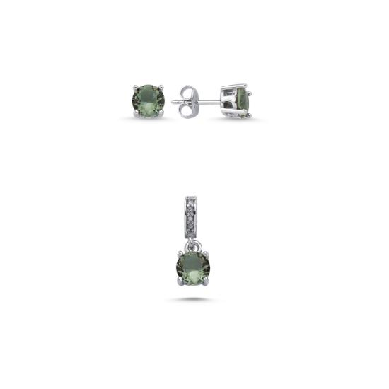 Wolesale 6mm Round Zultanite CZ Solitaire Set