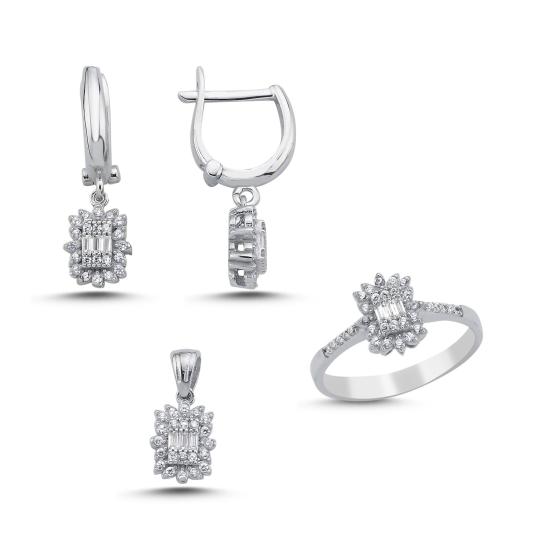 Wholesale Baguette CZ Set