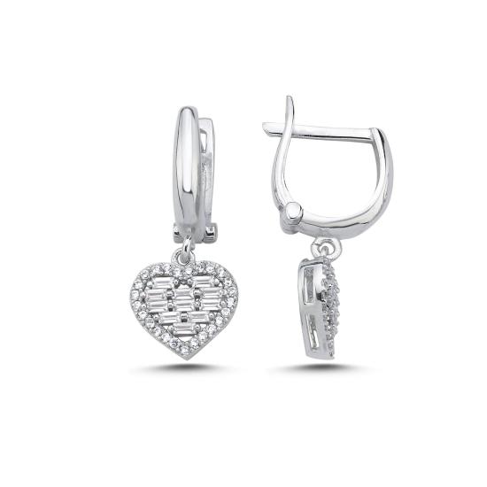 Wholesale Heart Baguette CZ Set