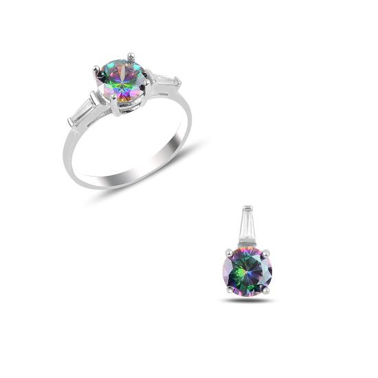 Wholesale Mystic Topaz CZ Solitaire Set