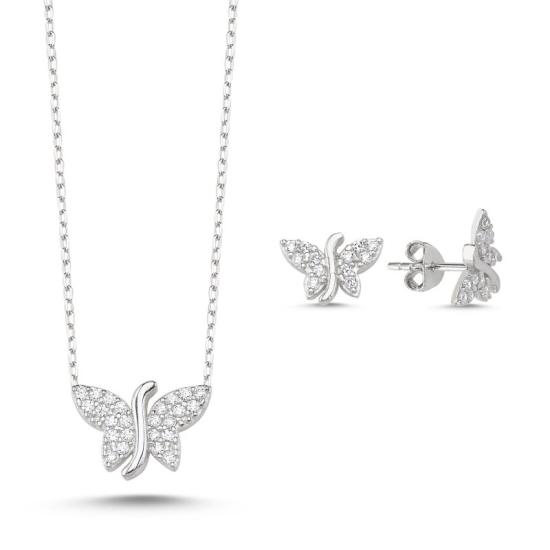 Wholesale CZ Butterfly Set