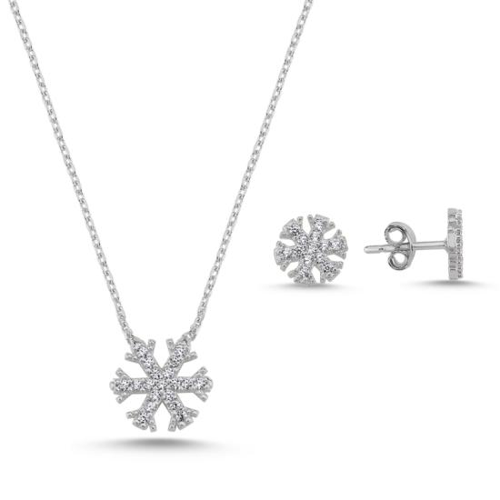 Wolesale Snowflake CZ Set