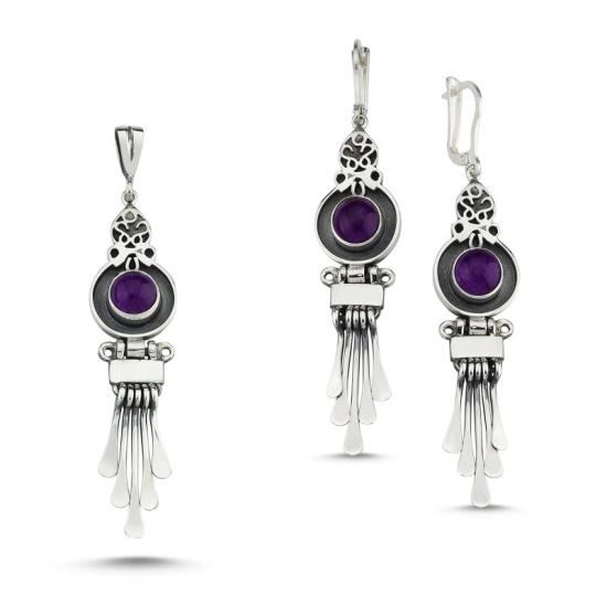 Wolesale Amethyst Stone Handmade Set