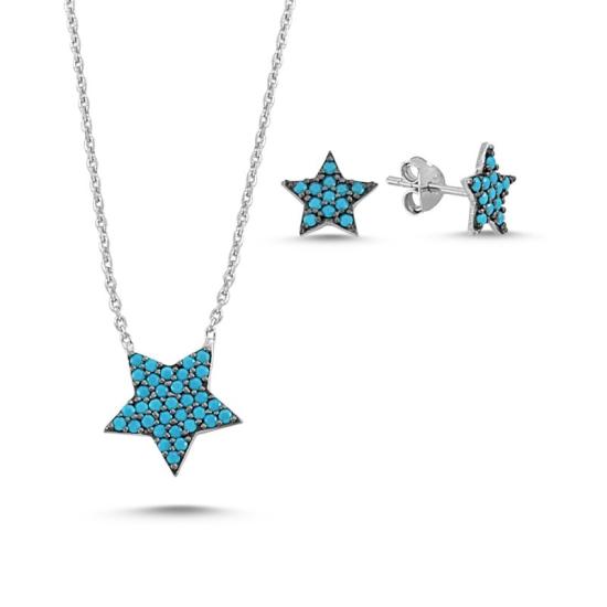 Wolesale Nano Turquoise Star Set